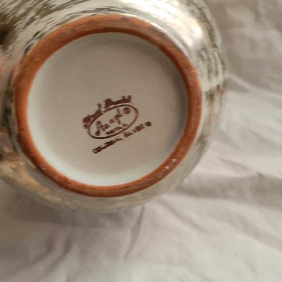 Vintage Stangl Colonial Silver Dual Handle Vase - Picture 7 of 9